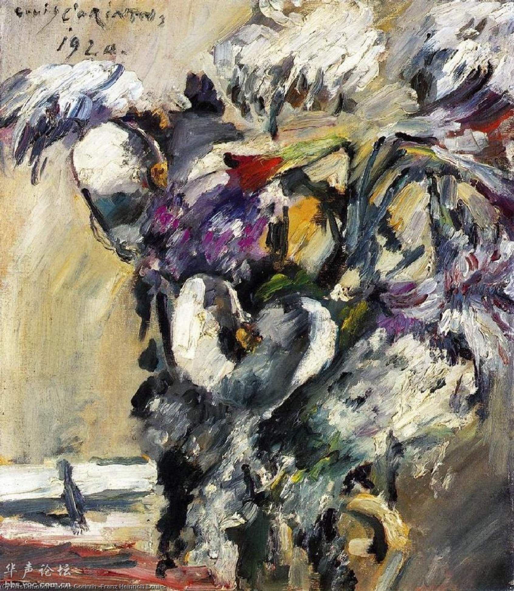 Chrysanthemms And Calla — Ловис Корнит