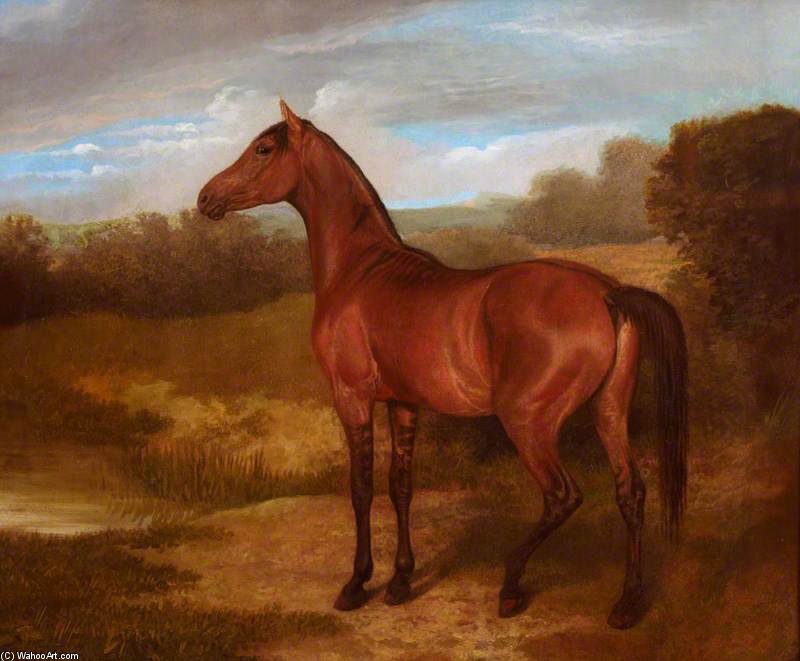 Colt Of Mare And Arab Horse - — Jacques Laurent Agasse