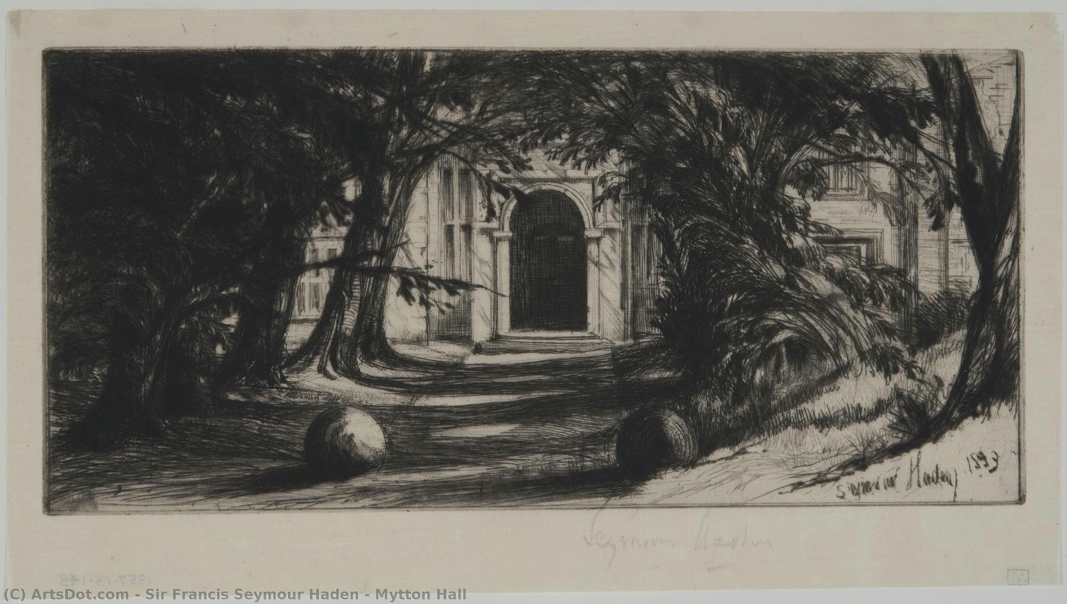 Mytton Hall — Sir Francis Seymour Haden