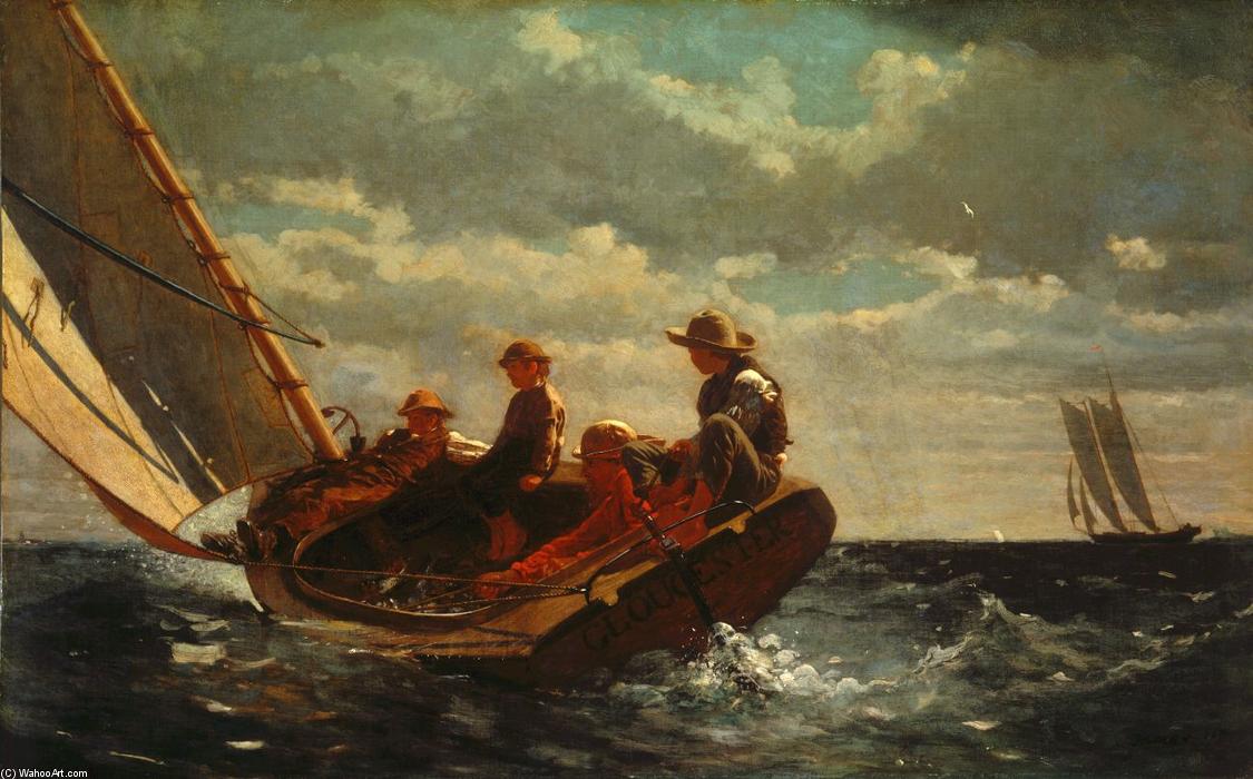 Breezing Up (a Fair Wind) — Winslow Homer