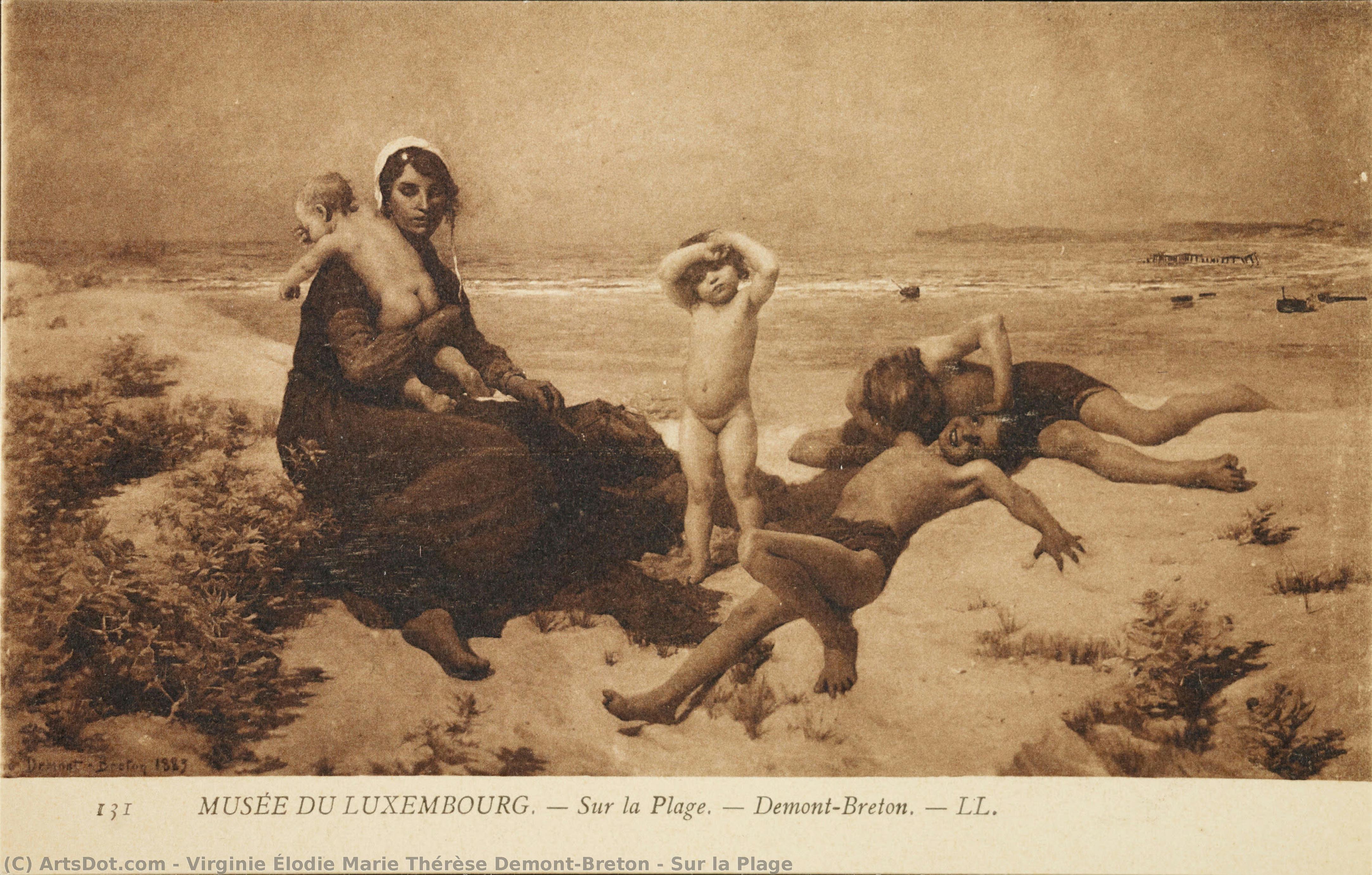 Sur La Plage — Virginie Élodie Marie Thérèse Demont-breton