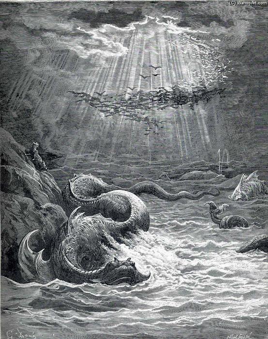 The Creation Of Fish And Birds — Paul Gustave Doré
