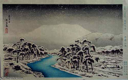 Mt Ibuki In Snow — Goyō Hashiguchi