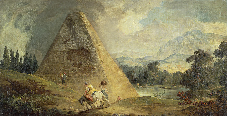 Pyramid Of Cestius — Hubert Robert