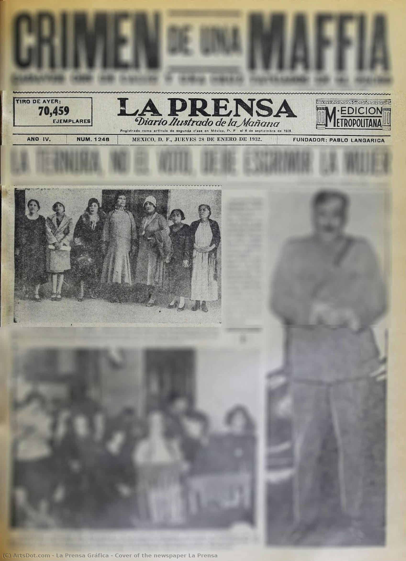 Cover Of The Newspaper La Prensa — La Prensa Gráfica