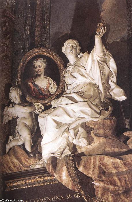 Tomb Of Maria Clementina Sobieska (detail) — Pietro Bracci
