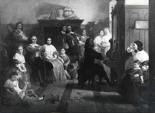Cromwell At Milton's (painting) — Emanuel Gottlieb Leutze