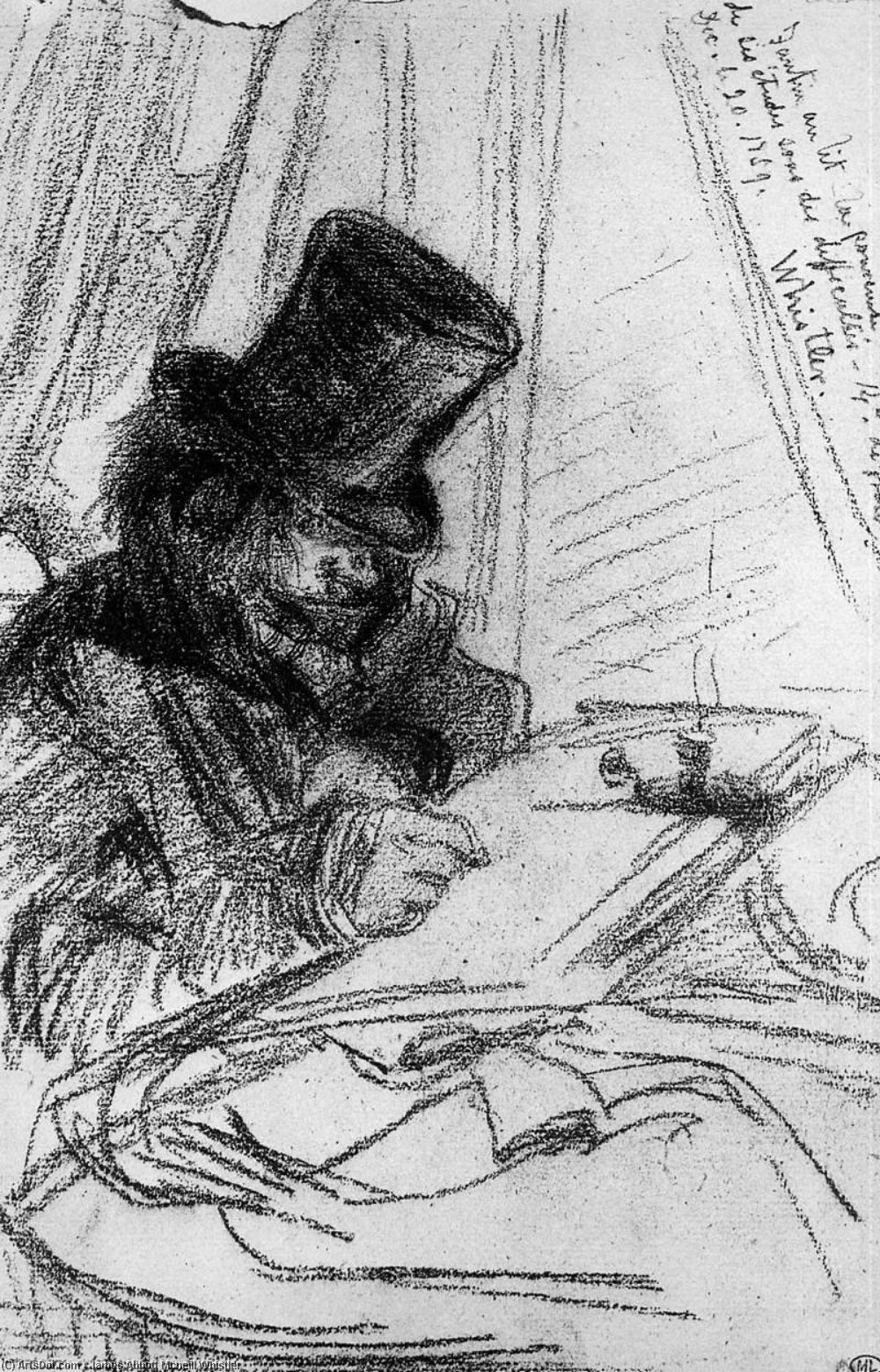Fantin-latour Drawing Sun — Džejms Abbot Meknil Visler