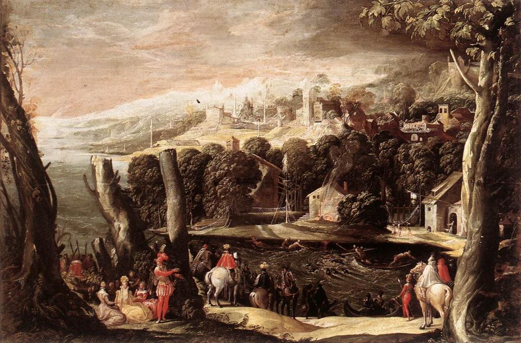Stag Hunt — Niccolò Dell' Abbate