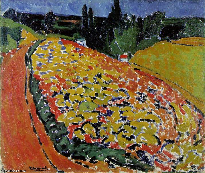 The Hills At Rueil, Musee D'orsay, Paris — Maurice De Vlaminck