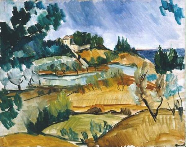 Landscape Near Martigues — Maurice De Vlaminck