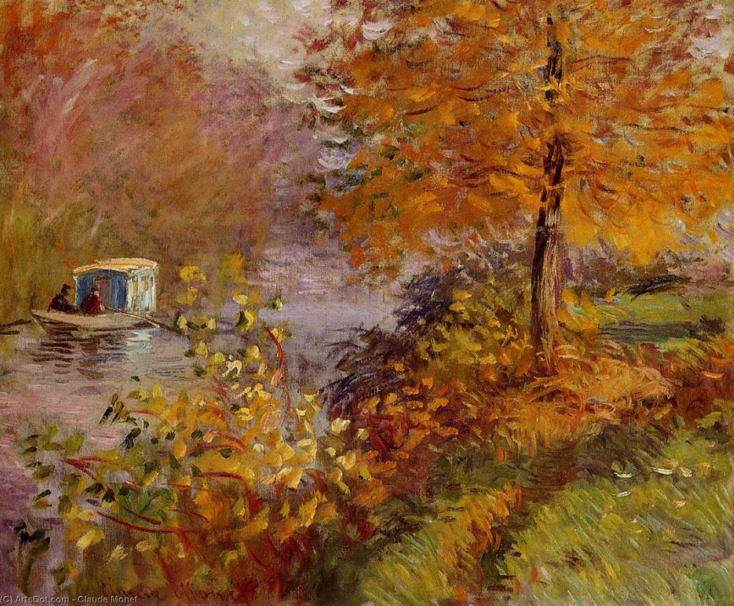 The Studio Boat — Клод Моне