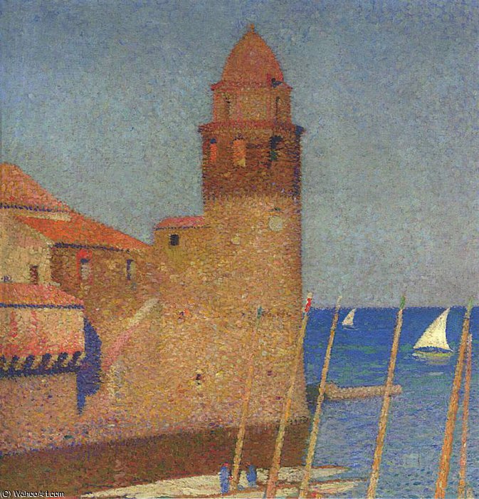 Vue De Collioure — Henri Jean Guillaume Martin