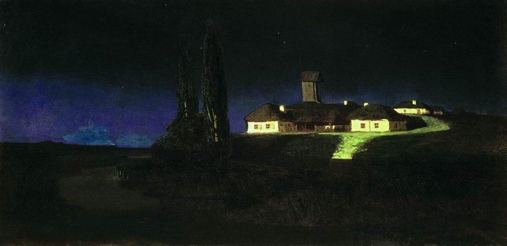 Ukrainian Night — Arkhip Ivanovich Kuindzhi