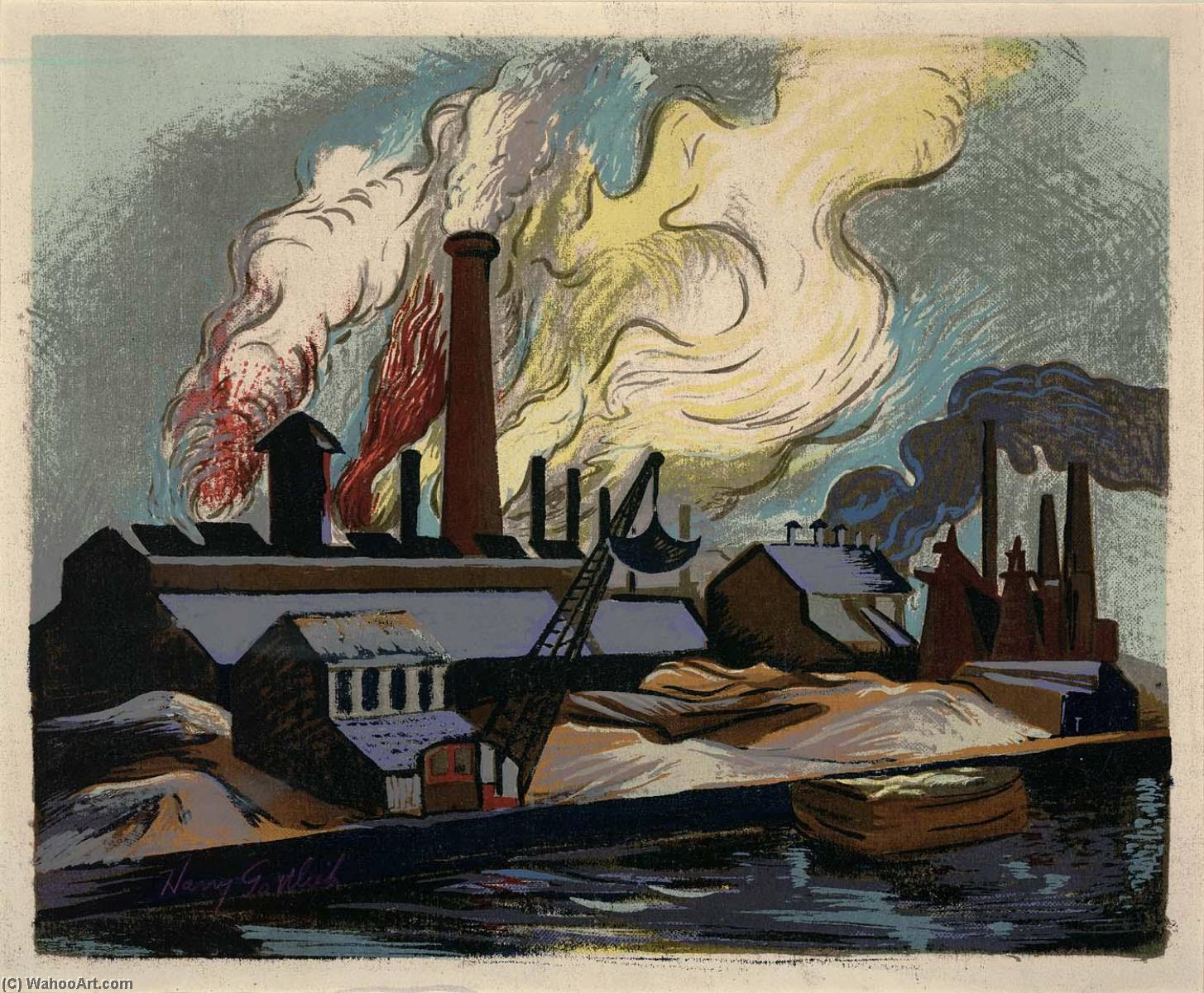 Industrial Plant — Harry Gottlieb