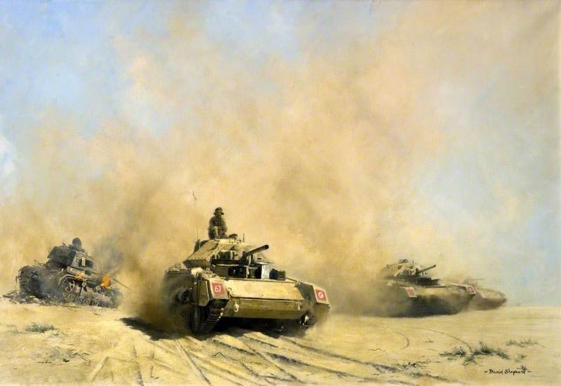 Crusaders In The Desert — David Shepherd