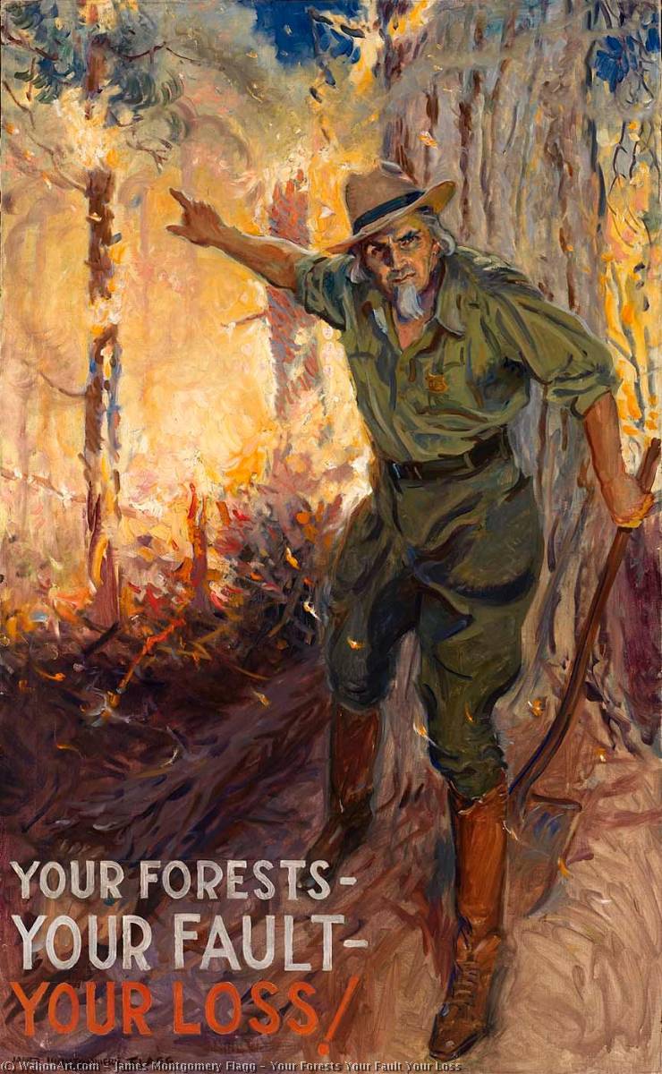 Your Forests Your Fault Your Loss — James Montgomery Flagg