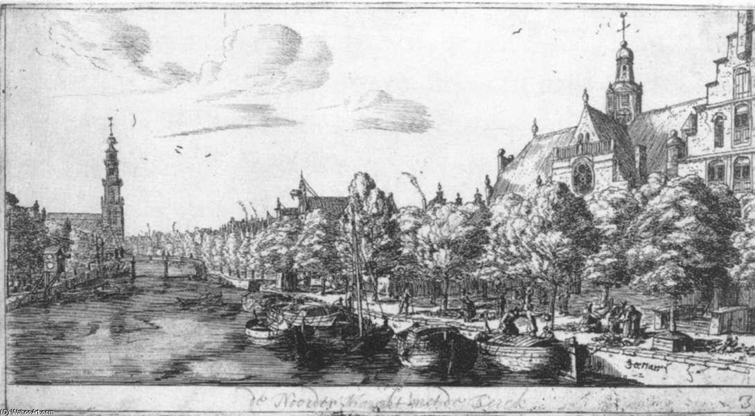 The Prinsengracht And The Noorderkerk At Amsterdam — Reiner Nooms