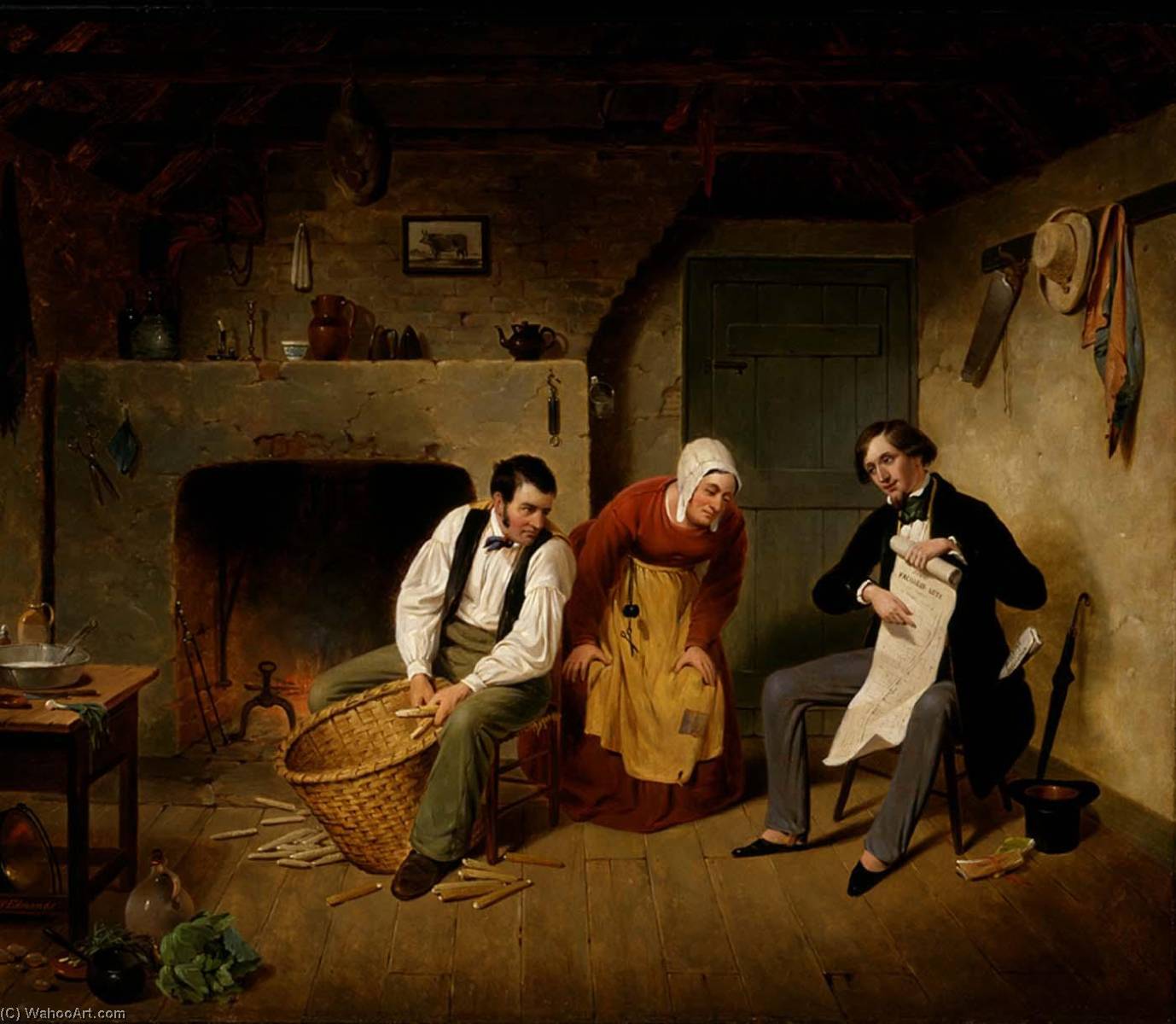 The Speculator — Francis William Edmonds