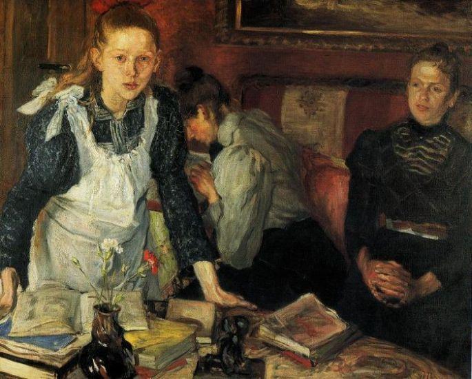 The Lesson — Fritz Von Uhde