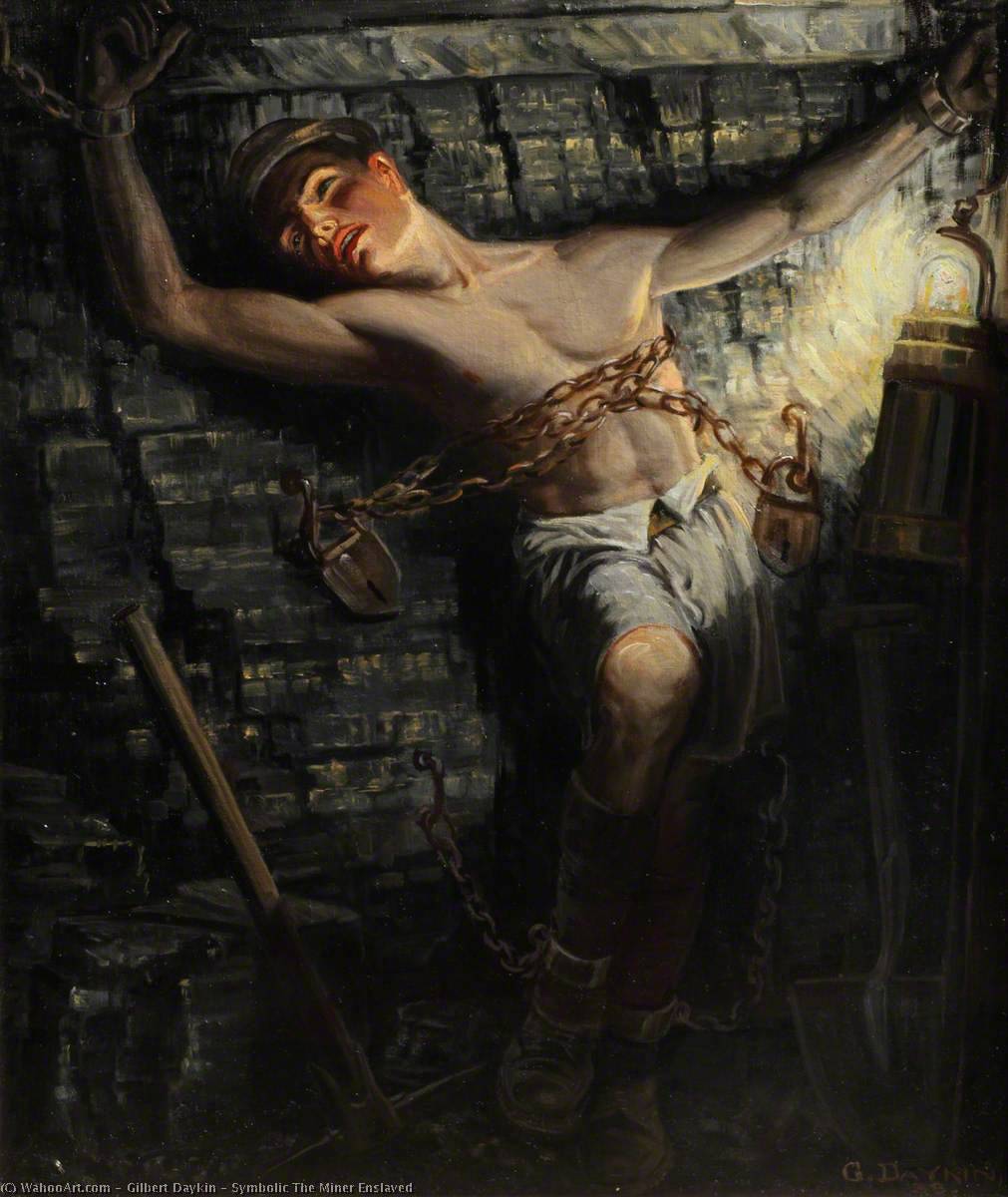 Symbolic The Miner Enslaved — Gilbert Daykin