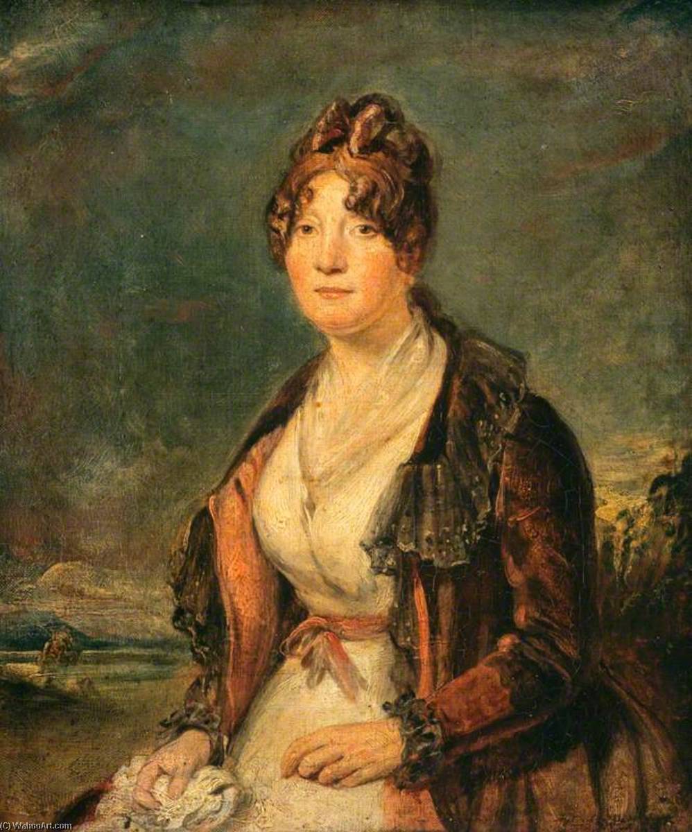Margaret Chalmers (d.1843), Mrs Lewis Hay, Friend And Correspondent Of Robert Burns — John Irvine