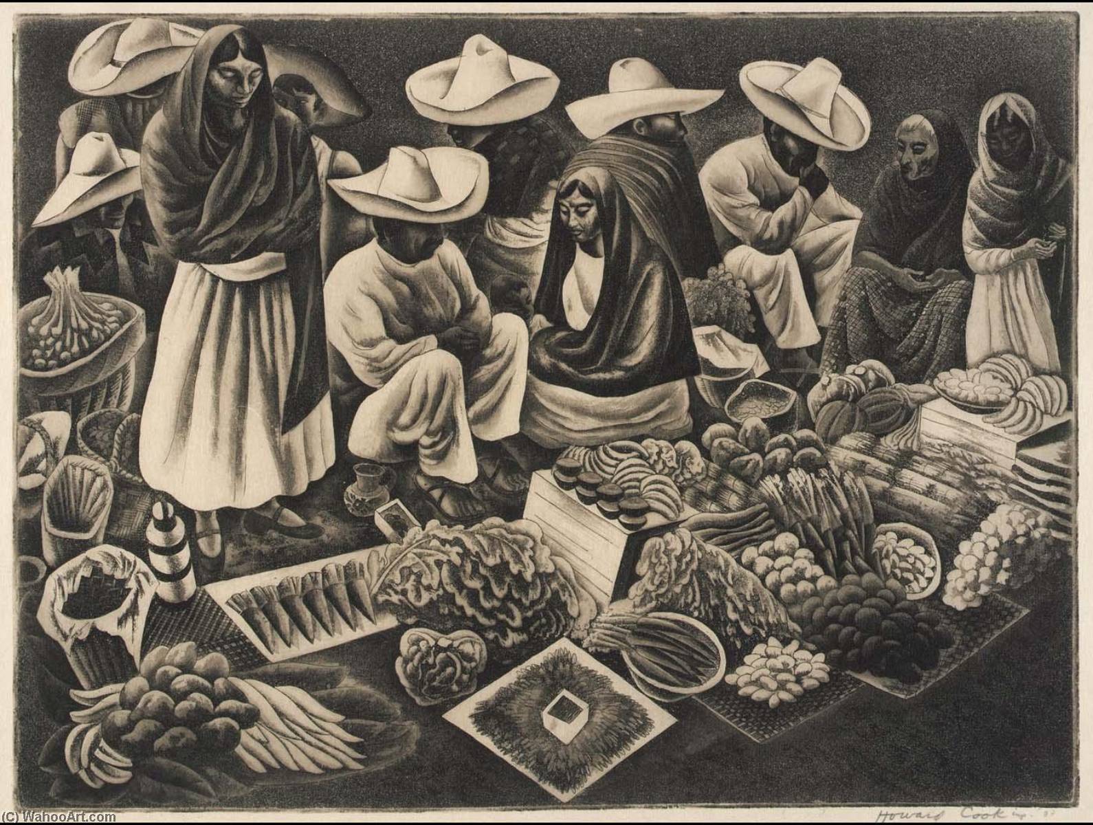 Taxco Market (market, Taxco) — Howard Cook