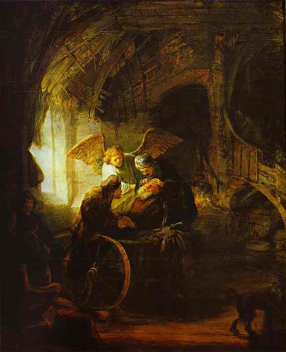 Tobias Returns Sight To His Father — Рембрант