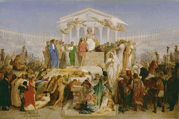 Study For The Age Of Augustus, Birth Of Christ — Jean-léon Gérôme