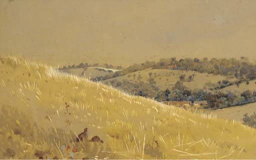 On The Edge Of The Moor — Archibald Thorburn