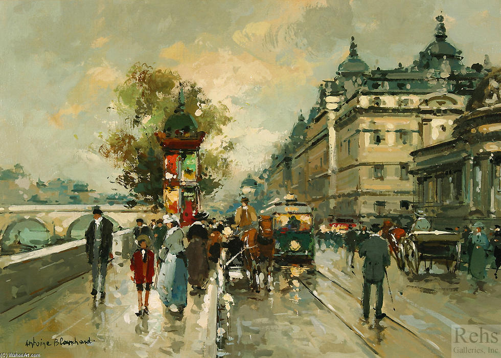 La Gare Dorleans Et Le Quai Dorsay — Antoine Blanchard (marcel Masson)