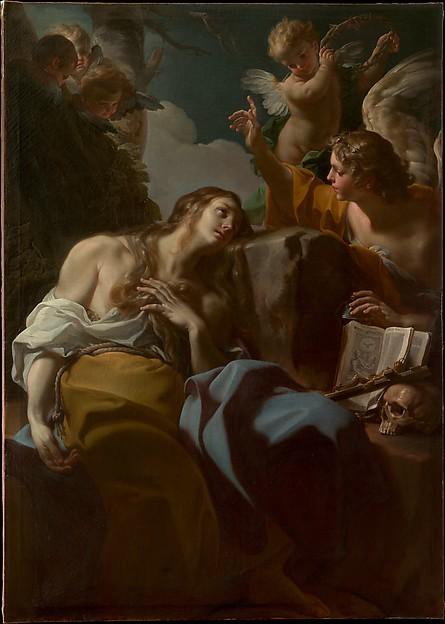 The Penitent Magdalen — Bottega Di Corrado Giaquinto