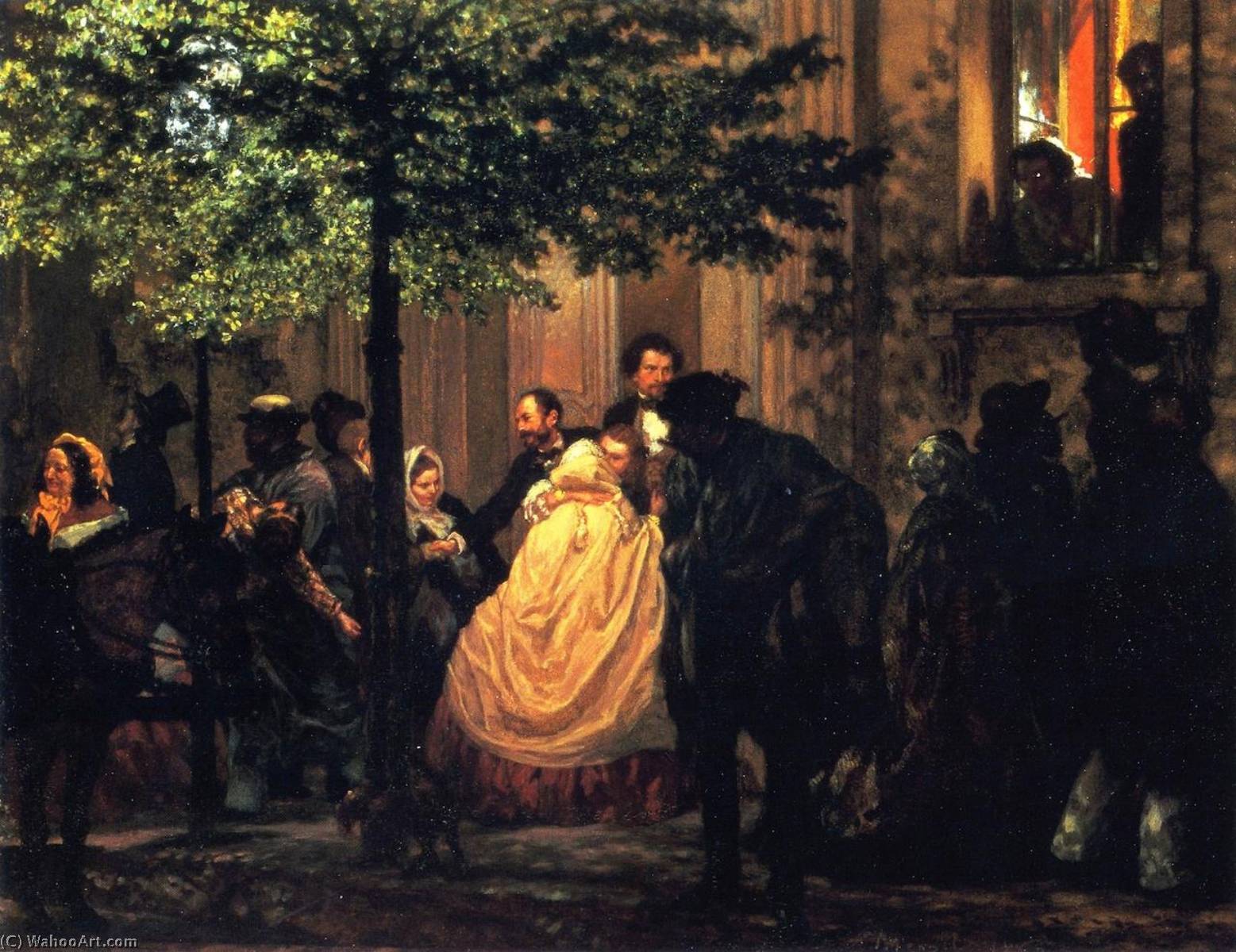 The End Of The Evening — Adolph Von Menzel