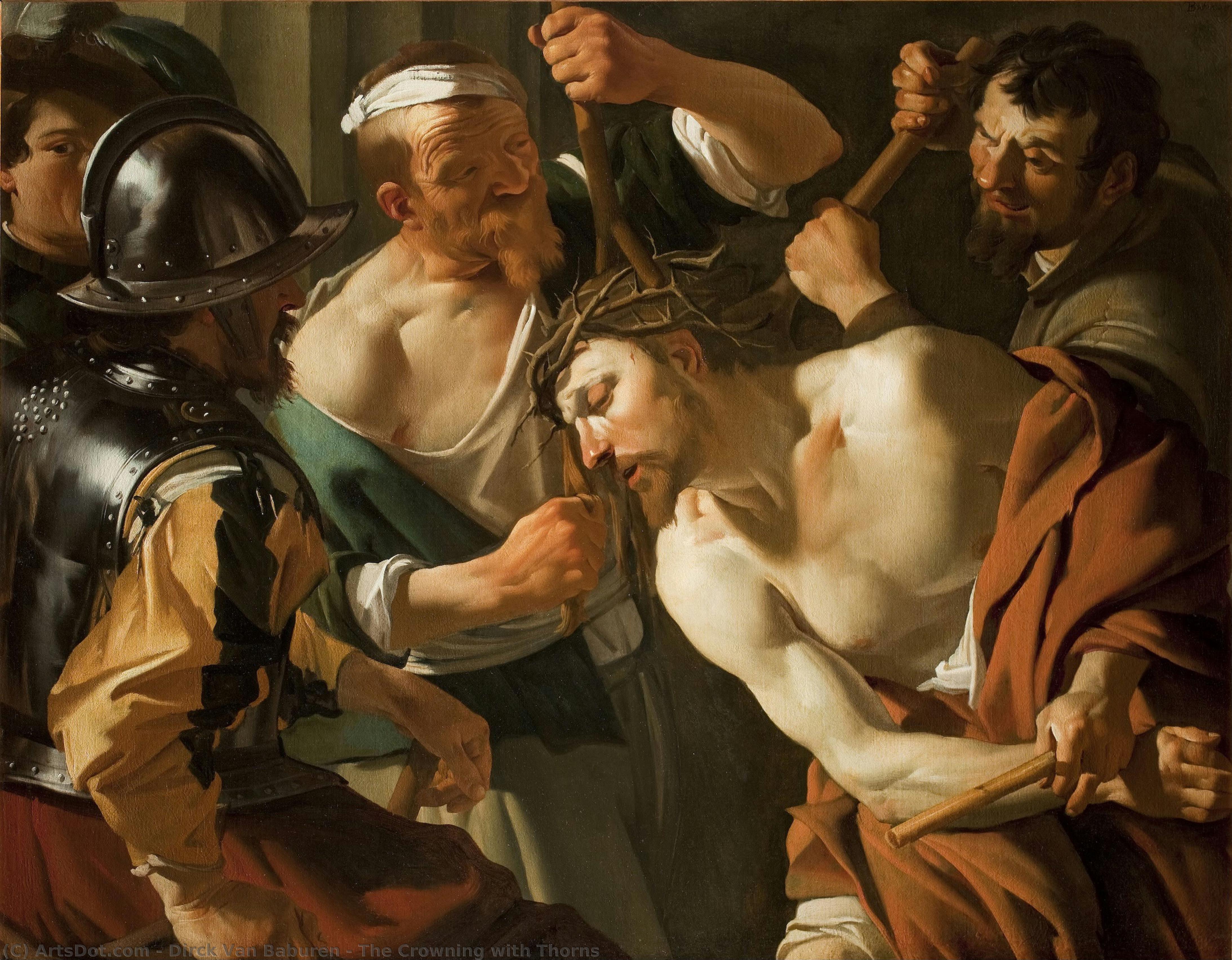 The Crowning With Thorns — Дирк Ван Бабюрен
