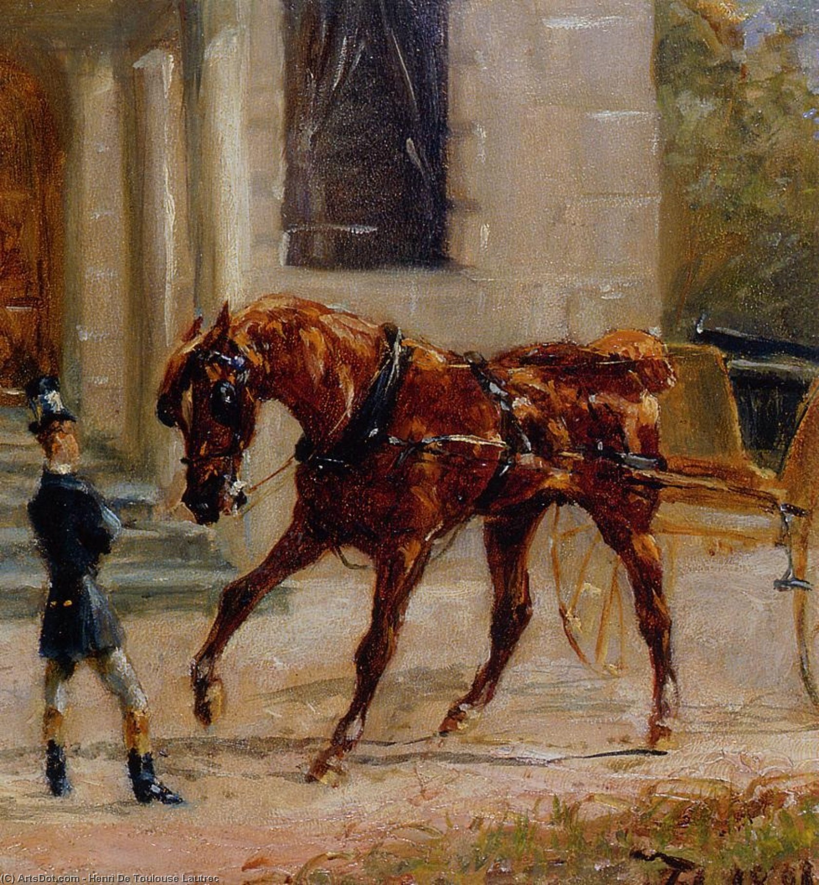 Equipage Au Bosc — Henri De Toulouse-lautrec