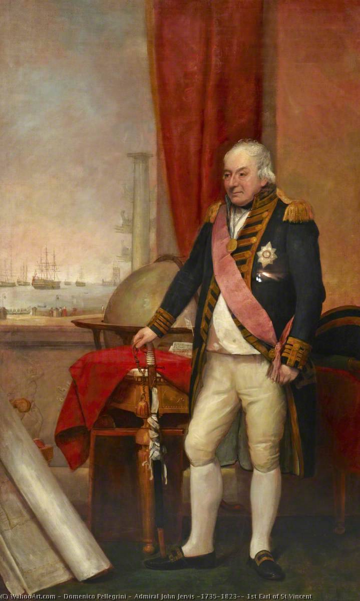 Admiral John Jervis (1735–1823), 1st Earl Of St Vincent — Domenico Pellegrini