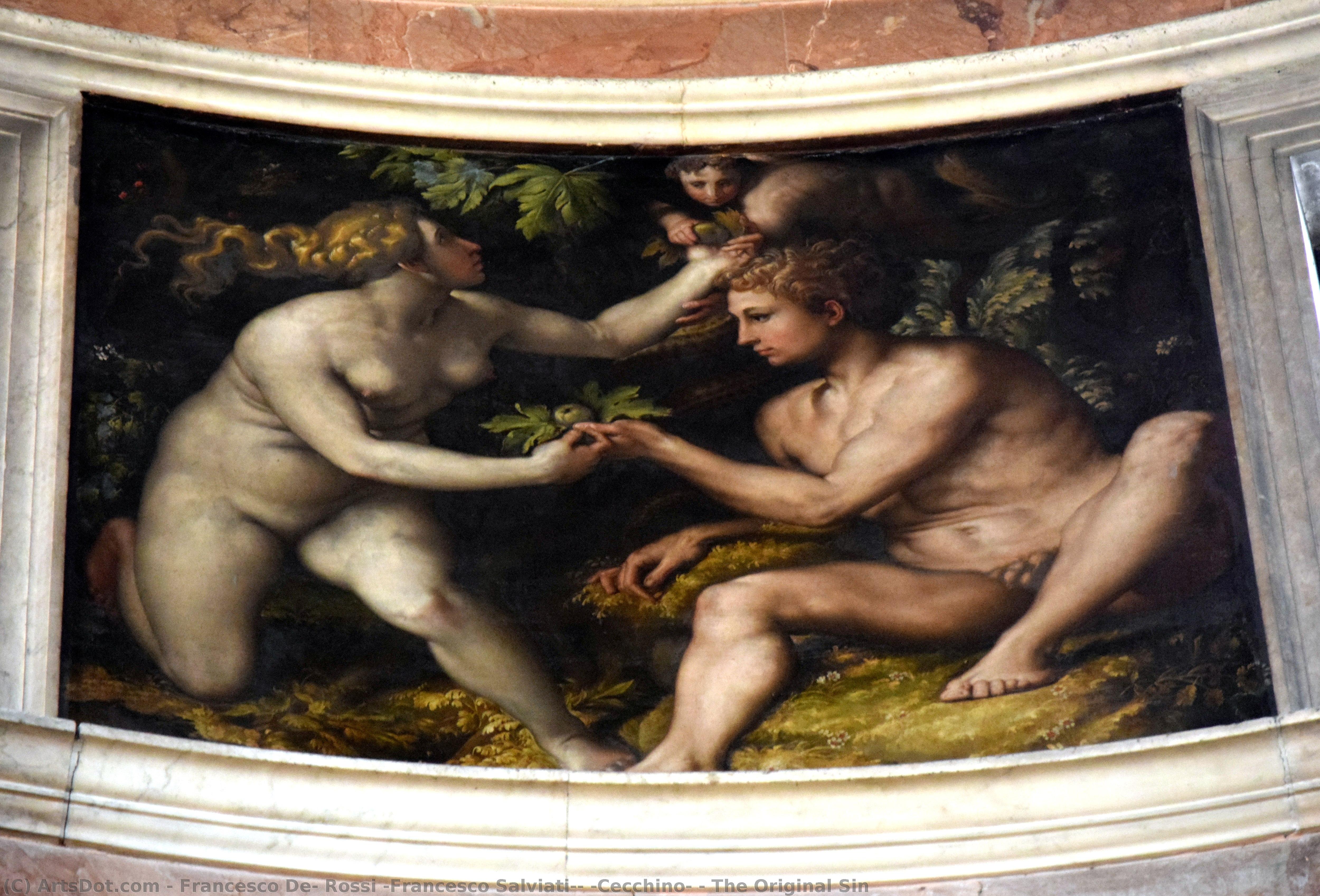 The Original Sin — Francesco De Rossi (francesco Salviati) (cecchino)