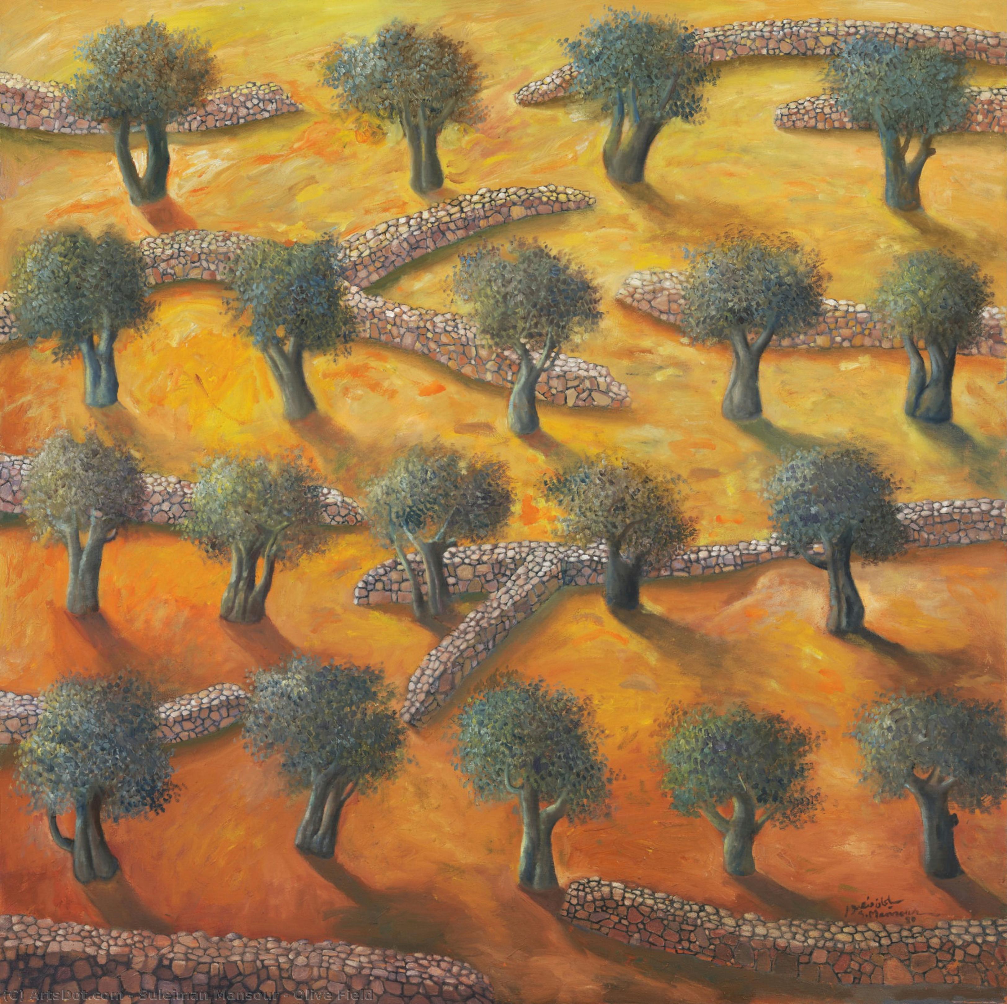 Olive Field — Suleiman Mansour