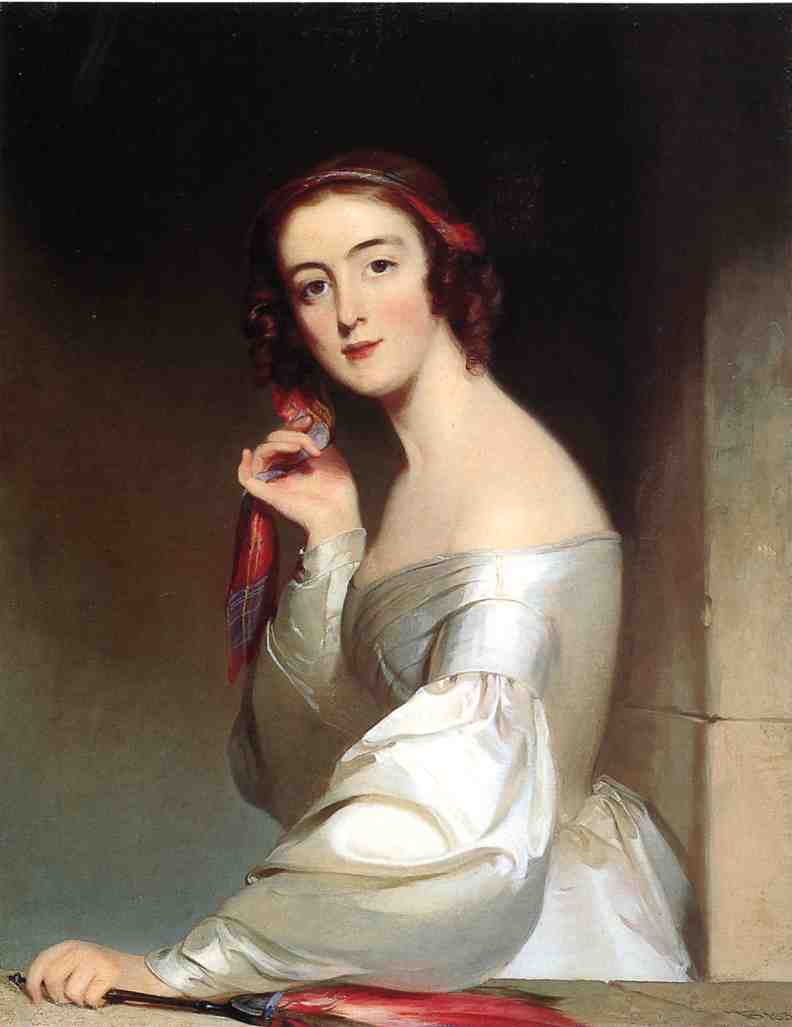 Portrait Of Miss Ann Elliott, Beaufort, South Carolina — Thomas Sully