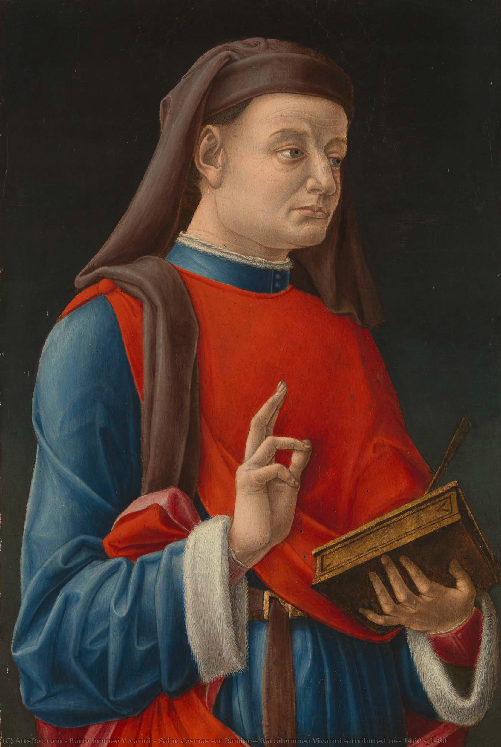 Saint Cosmas (or Damian), Bartolommeo Vivarini (attributed To), 1460 - 1480 — Bartolommeo Vivarini