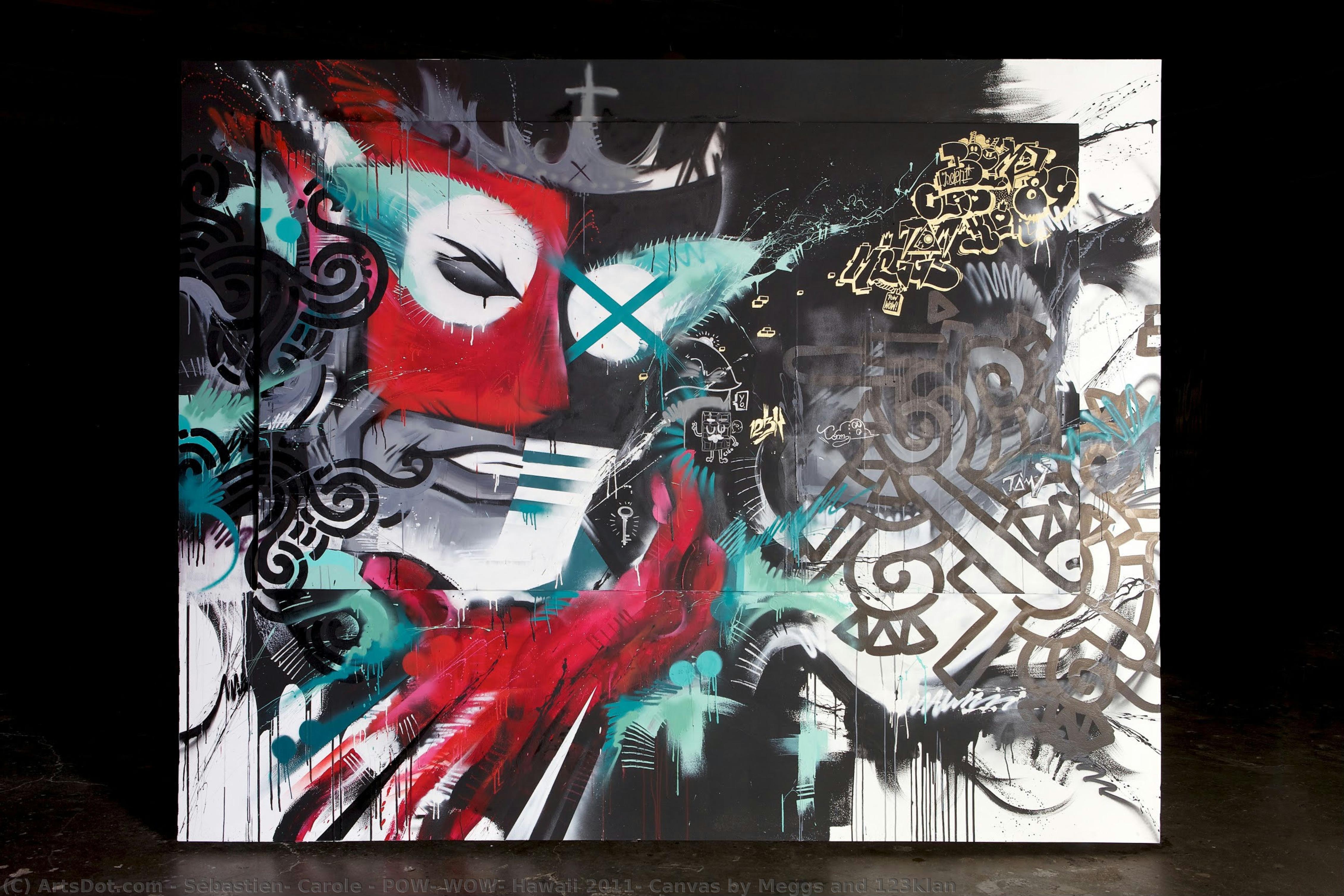 Pow! Wow! Hawaii 2011: Canvas By Meggs And 123klan — Sébastien, Carole