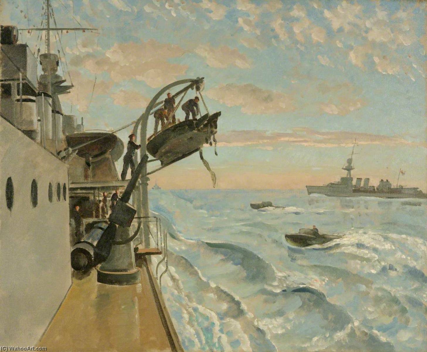 Coastal Motor Boats Off The Frisian Coast, 11 August 1918 — Philip Connard