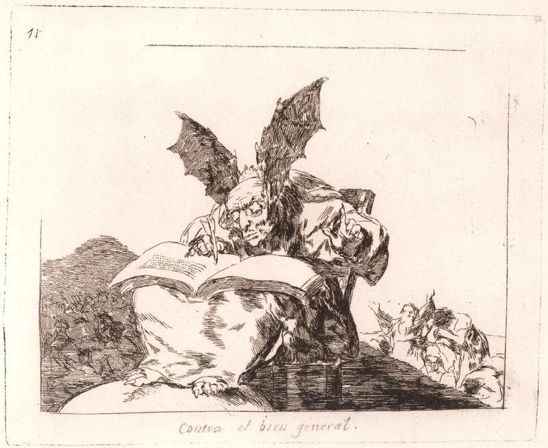Contra El Bien General 1 — Francisco José De Goya Y Lucientes