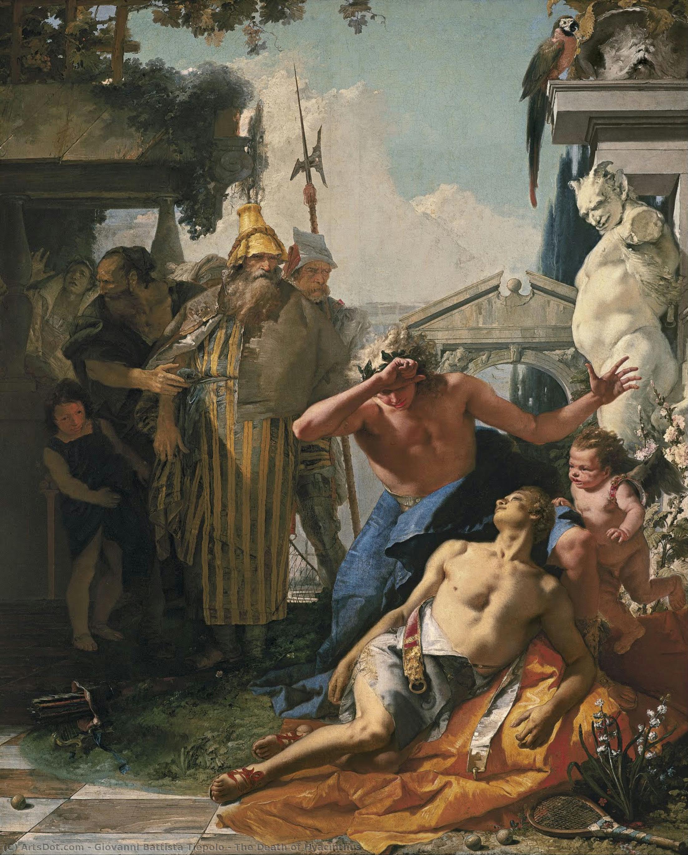 The Death Of Hyacinthus — Giambattista Tiepolo