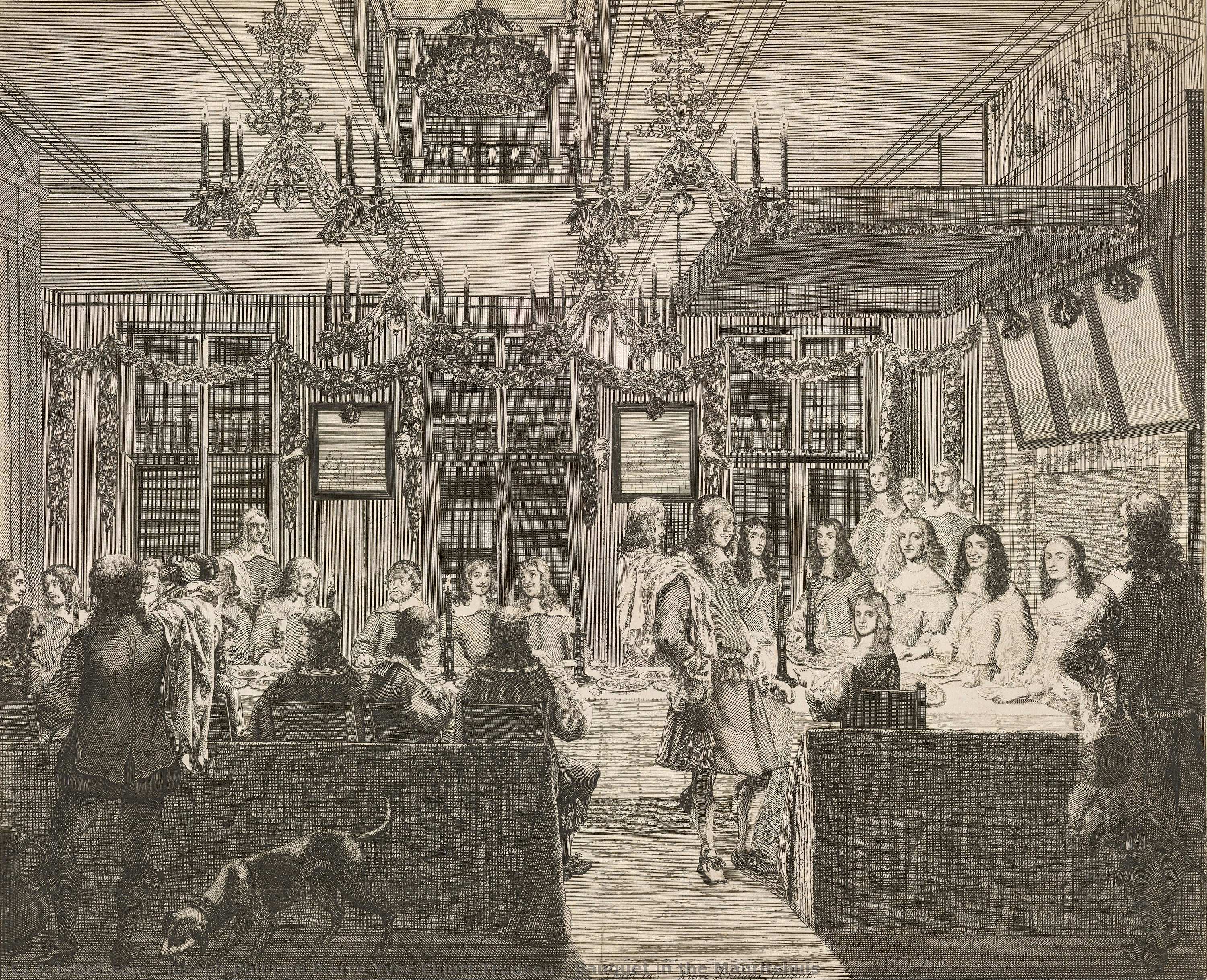 Banquet In The Mauritshuis — Joseph Philippe Pierre Yves Elliott Trudeau