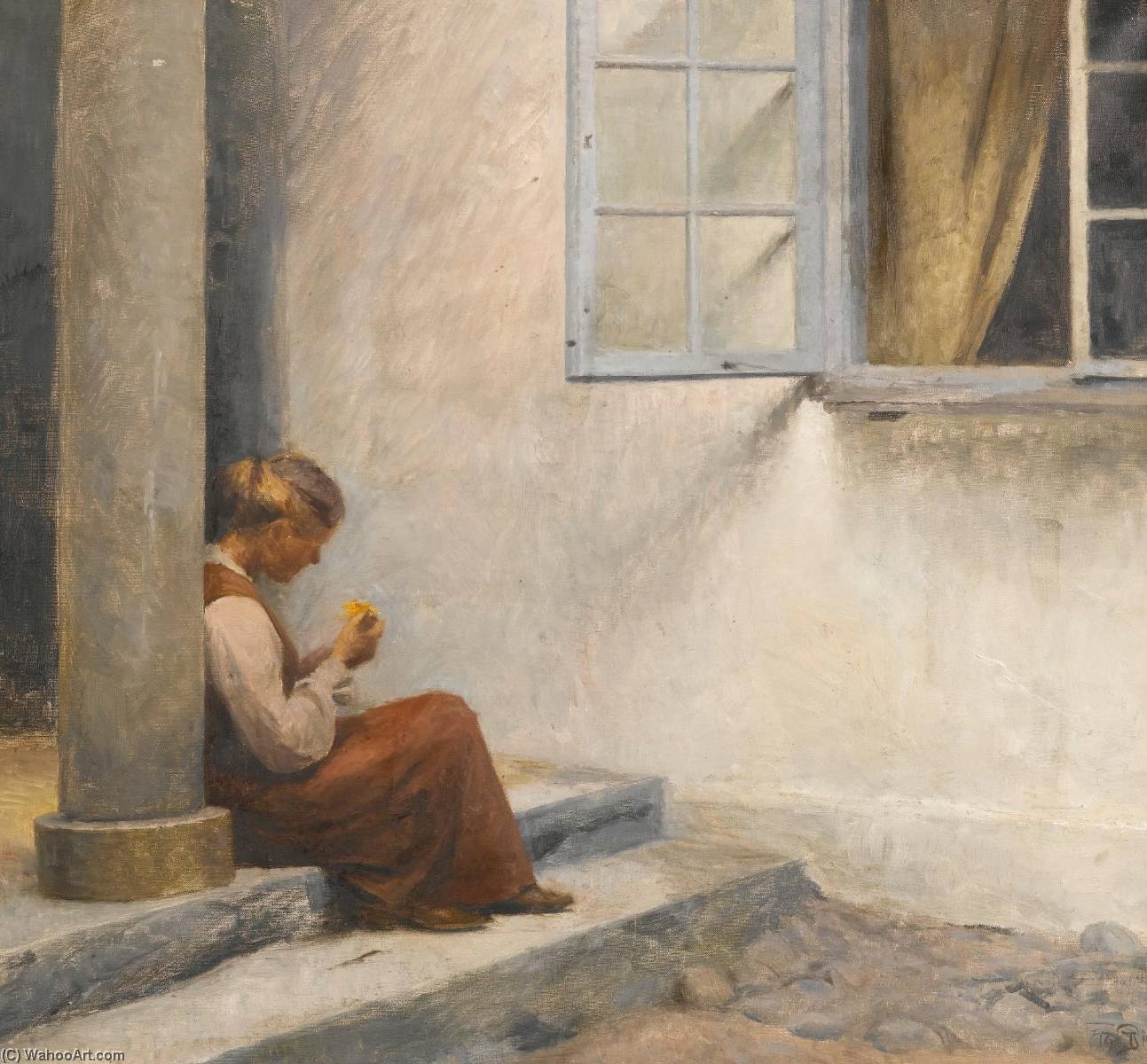 On The Porch, Liselund — Peder Ilsted