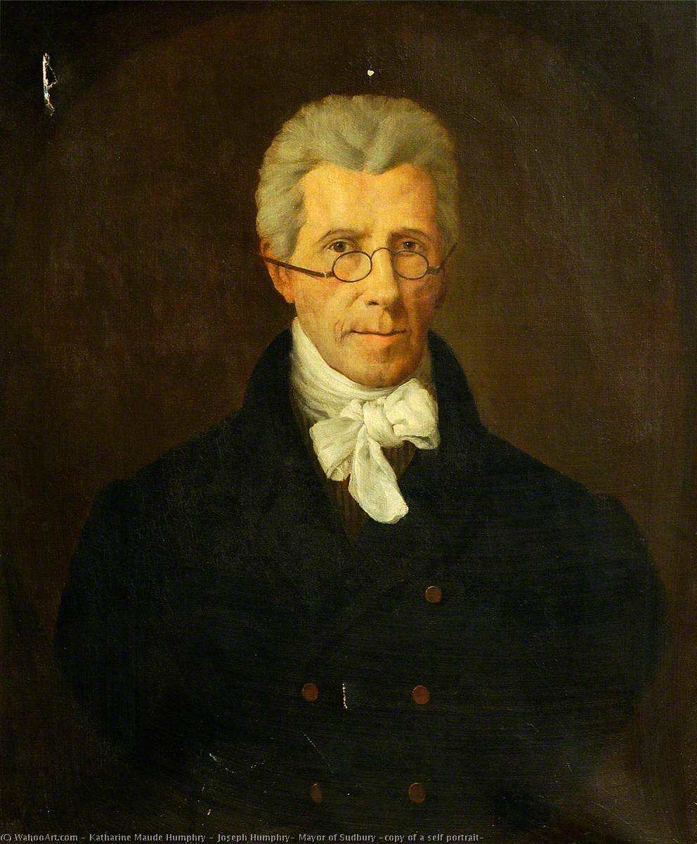 Joseph Humphry, Mayor Of Sudbury (copy Of A Self Portrait) — Katharine Maude Humphry