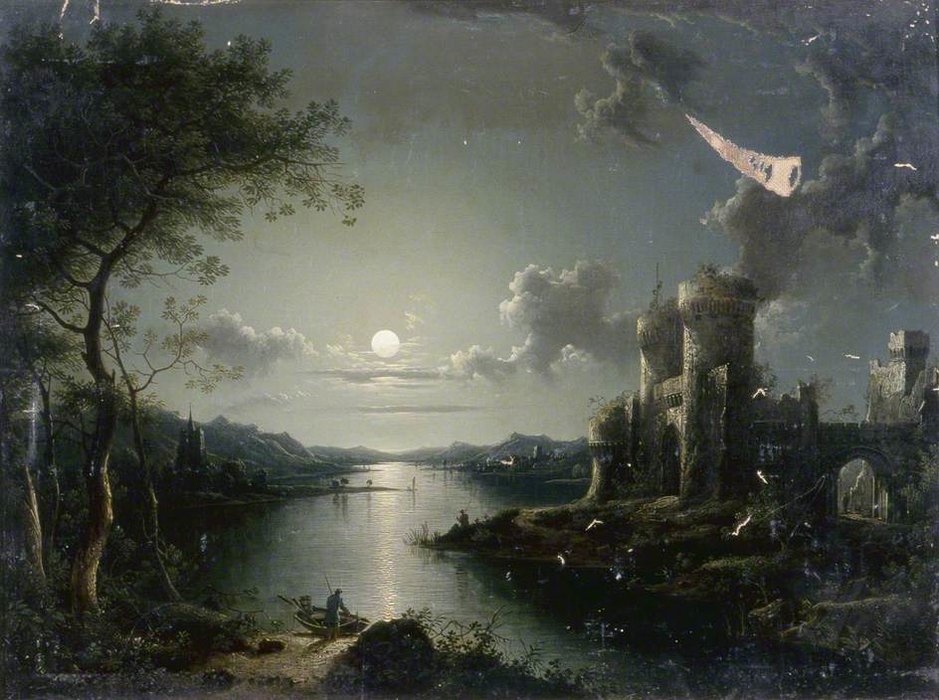 Moonlit Scene — Henry Pether