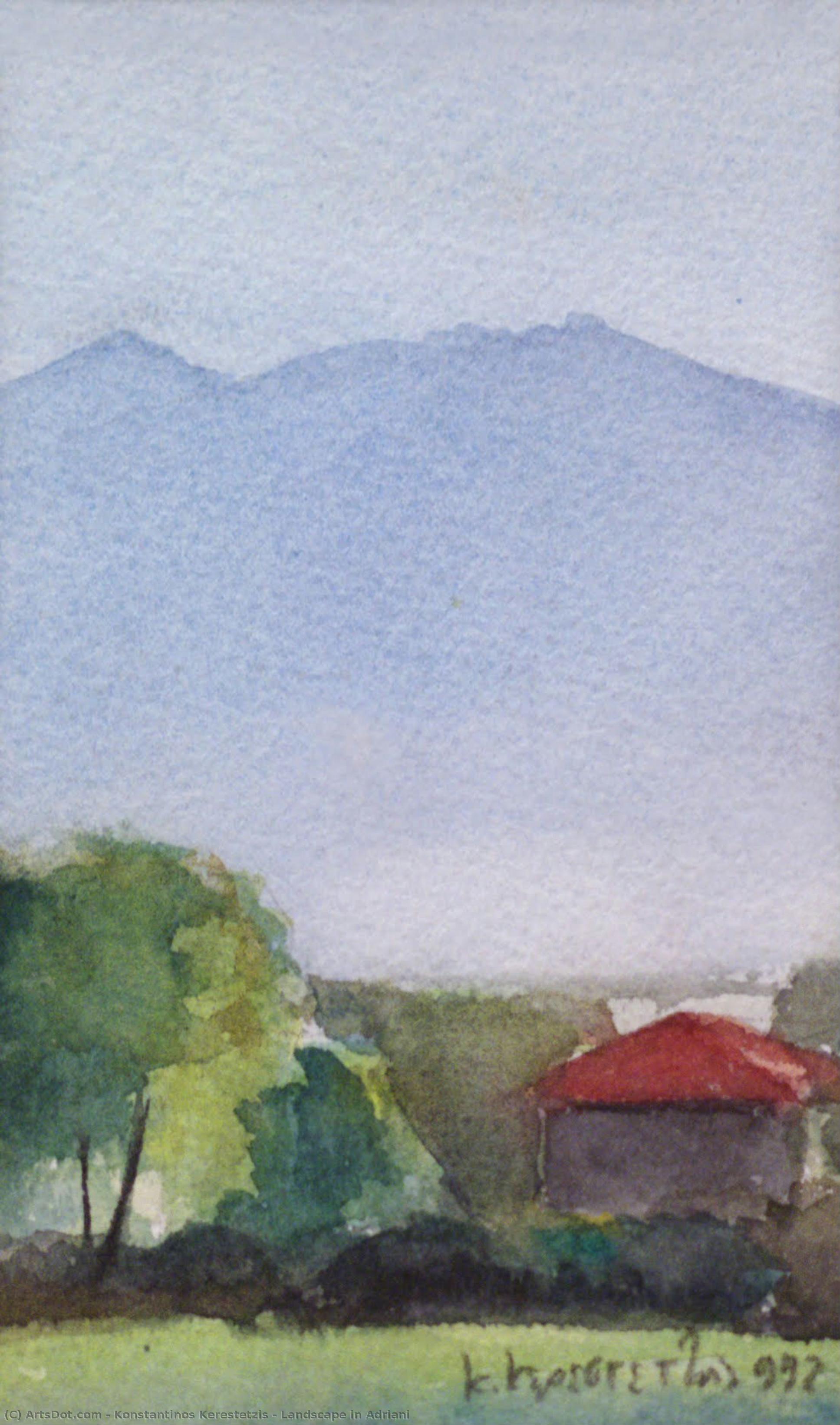 Landscape In Adriani — Konstantinos Kerestetzis
