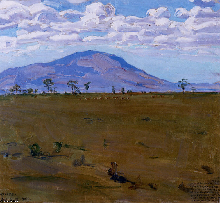 Wakamba Plain — Akseli Gallen-kallela
